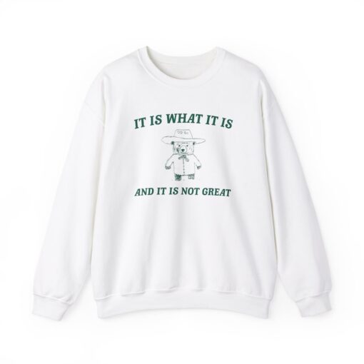 It is what it is and its not great Unisex Heavy Blend™ Crewneck