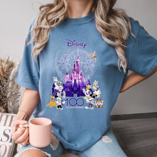 Comfort Colors® Disney 100 Years Of Wonder T-Shirt, Disney Vacay Shirt