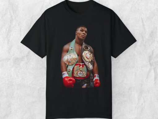 Mike Tyson Heavy Weight Champion Belts 90s Vintage Style Unisex