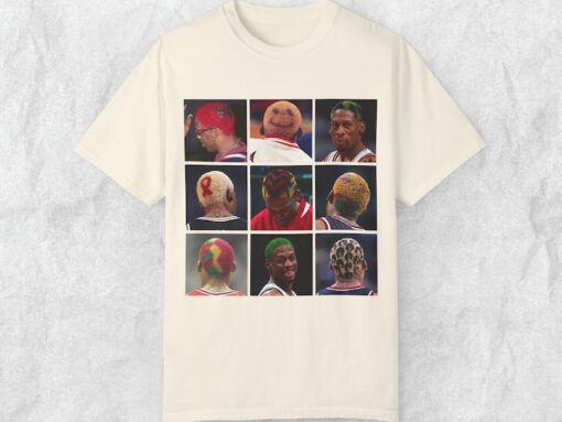 Dennis Rodman Hair Style Collection 90s Vintage Style Streetwear