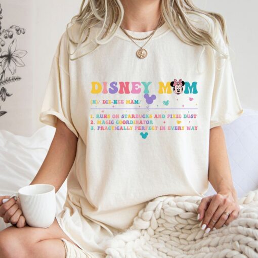 Comfort Colors® Disney Mom Shirt, Mothers Day Gift, Gift For Women