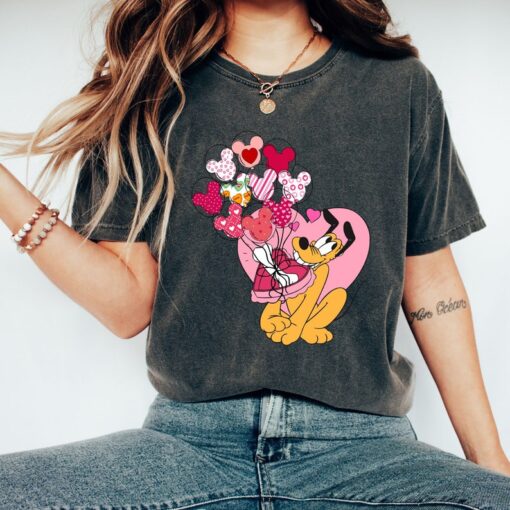 Comfort Colors® Disney Pluto Valentines Day Shirt