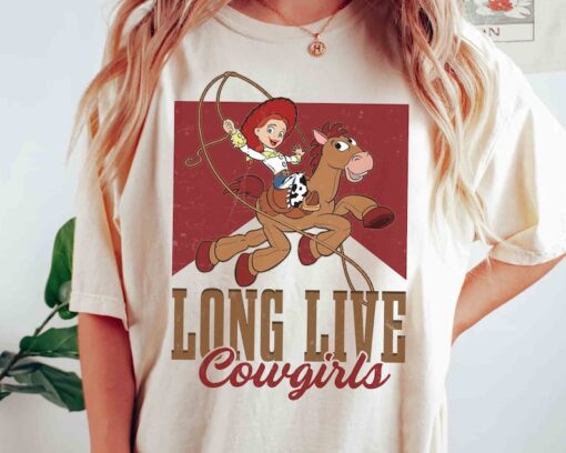 Disney Pixar Toy Story Jessie Long Live Cowgirls Shirt