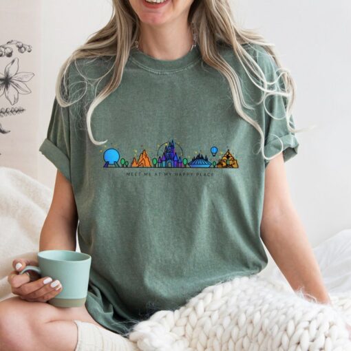 Comfort Colors® Meet Me At My Happy Place Shirt