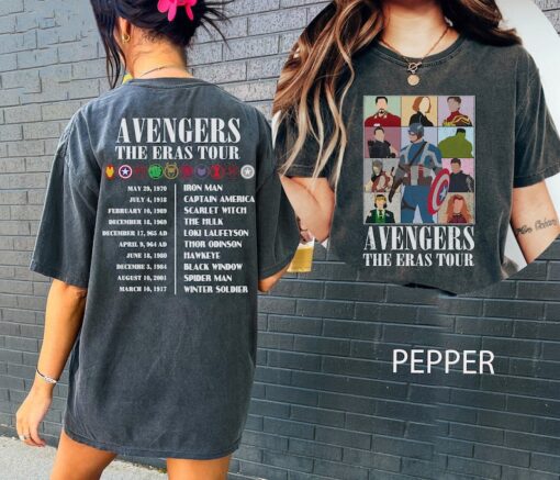 Avengers The Eras Tour Shirt, Marvel Superhero Shirt, Scarlet Witch