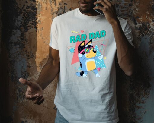 Bluey Bingo Family TShirt Bluey Bandit Rad Dad Shirt Bluey Dad Bluey