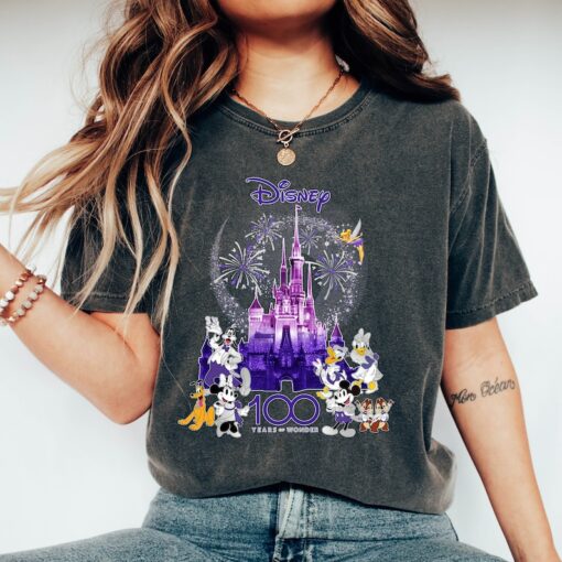 Comfort Colors® Disney 100 Years Of Wonder T-Shirt, Disney Vacay Shirt