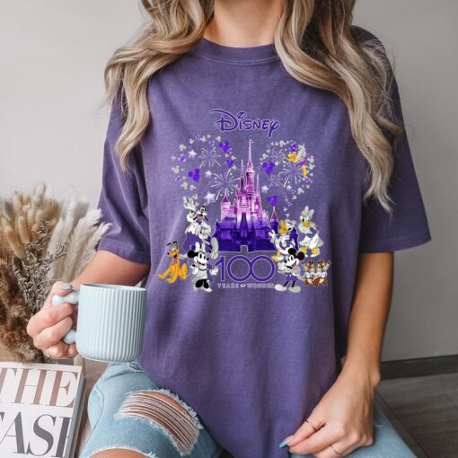 Comfort Colors® Disneyland Shirt, Disney 100 Years Of Wonder Shirt