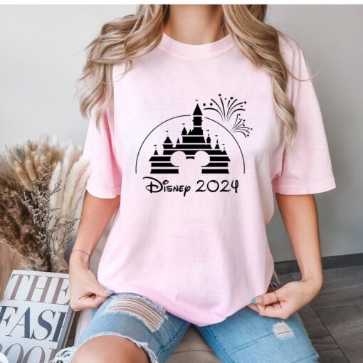 Comfort Colors® Disney 2024 Shirt, Mickey Shirt, Disney Castle Shirt