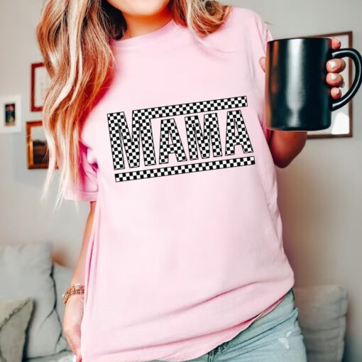 Comfort Colors® Checkered Mama Shirt, Mothers Day Shirt, Gift For Mama