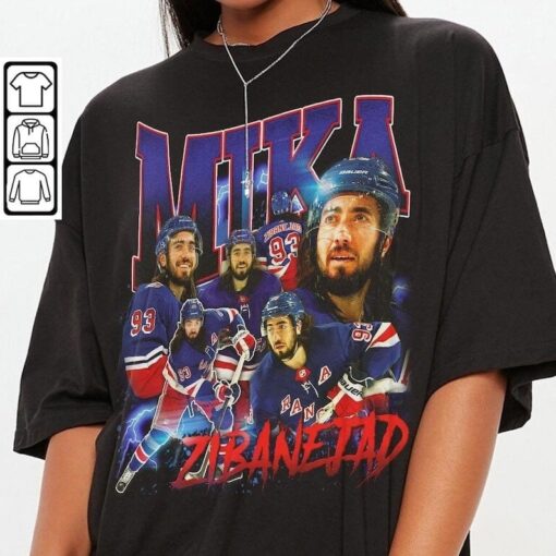 Mika Zibanejad New York Hockey Shirt