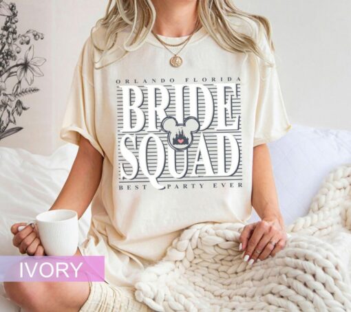 Disney Bride Shirt, Mickey Ears Shirt, Disney Bride Squad Shirt