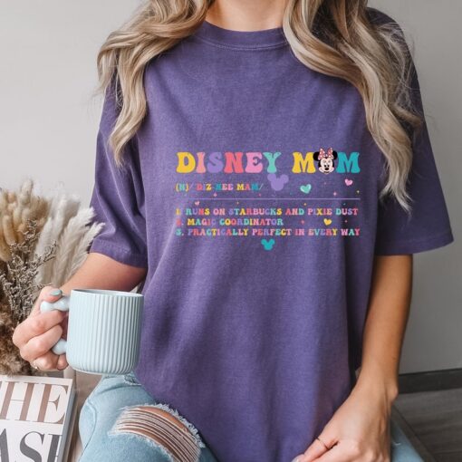 Comfort Colors® Disney Mom Shirt, Mothers Day Gift, Gift For Women