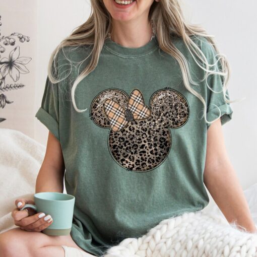 Comfort Colors® Leopard Minnie Shirt, Disney Family Shirt