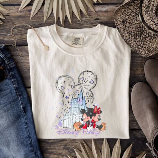 Comfort Colors® Disney Family T-Shirt, Mickey And Friends Shirt