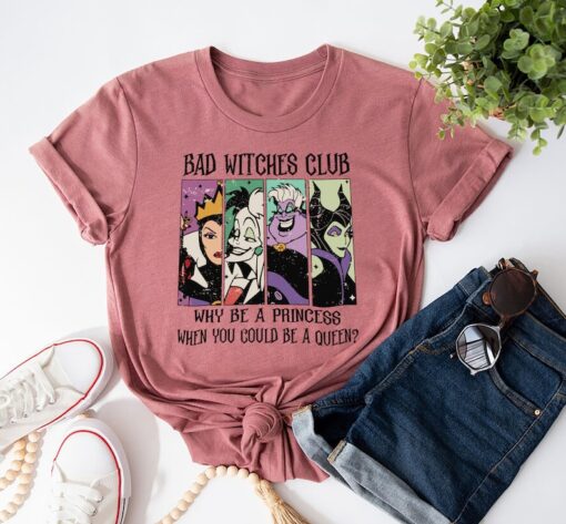 Disney Villains Shirt, Bad Witches Club T-Shirt