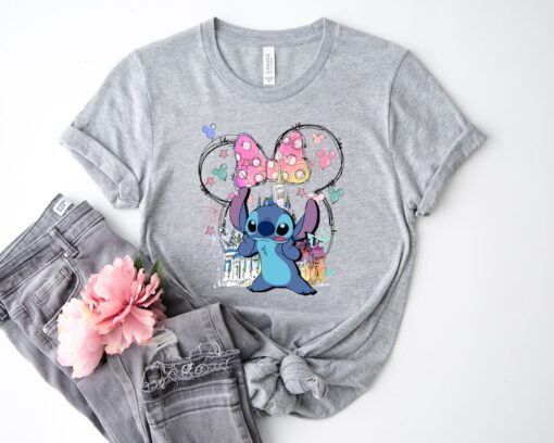 Disney Stitch Shirt, Minnie Bow Stitch Shirt, Stitch Disneyworld Shirt