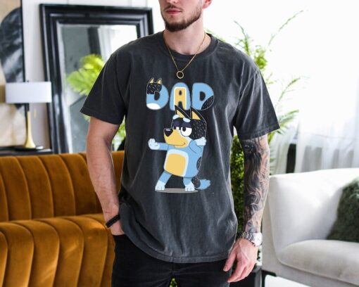 Bluey Bandit Dad Shirt Cool Dad Club Shirt Bluey Dad Shirt Bluey Bingo