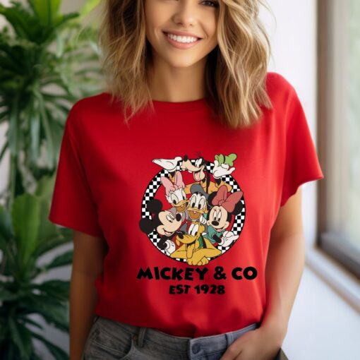 Comfort Colors® Mickey & Co T Shirt, Mickey and Minnie Shirt