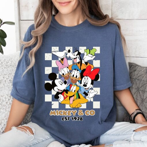 Comfort Colors® Checkered Mickey & Co Est 1928 Shirt