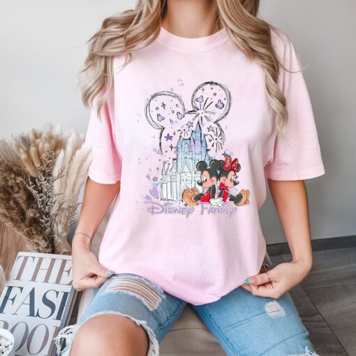 Comfort Colors® Disney Family T-Shirt, Mickey And Friends Shirt