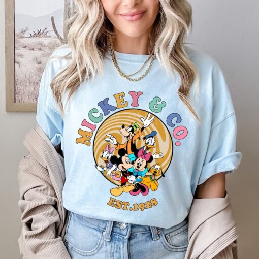 Comfort Colors® Mickey & Co Est 1928 Shirt, Mickey and Friends Shirt