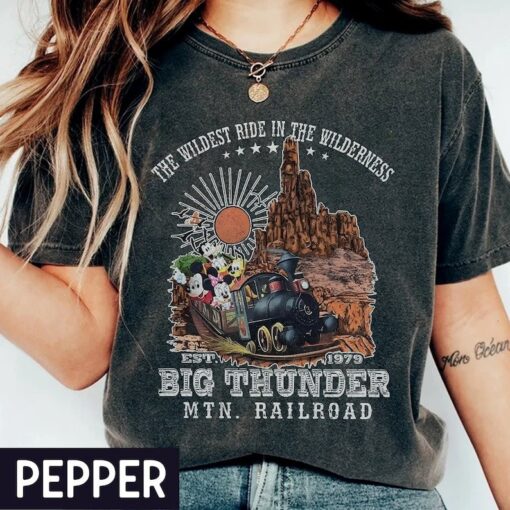 Big Thunder Mountain Tshirt, Kids Disney Shirt, Theme Park Shirt