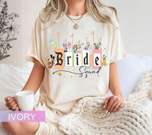 Disney Bride Comfort Colors Shirt, Disney Minnie Bride Shirt