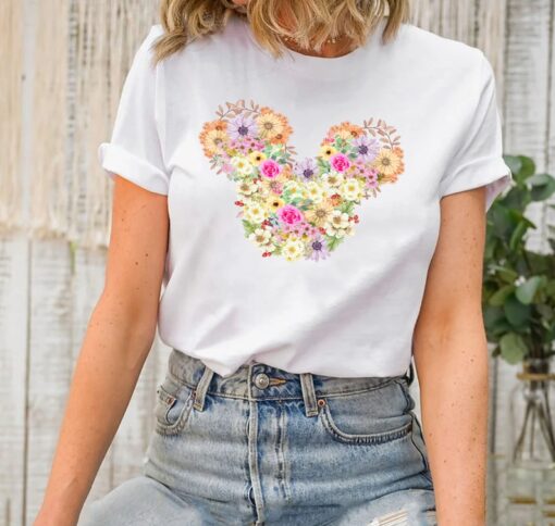 Epcot Flower And Garden Festival Shirt, Flower Mickey Head Shirt