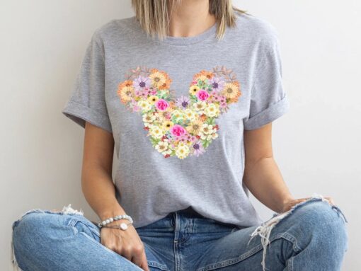 Epcot Flower And Garden Festival Shirt, Flower Mickey Head Shirt