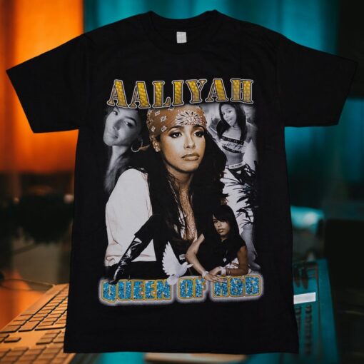 Aliyah queen of R&B Bootleg style graphic t-shirt small-XXL