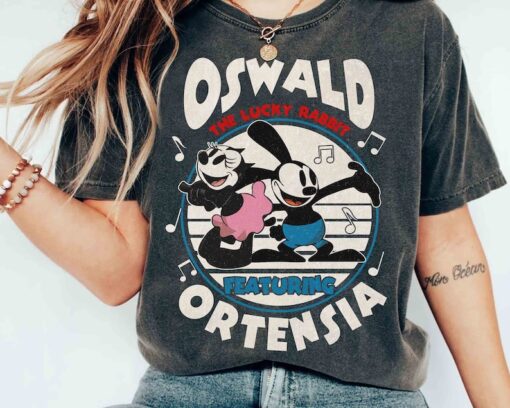 Vintage Oswald The Lucky Rabbit Featuring Ortensia T-shirt