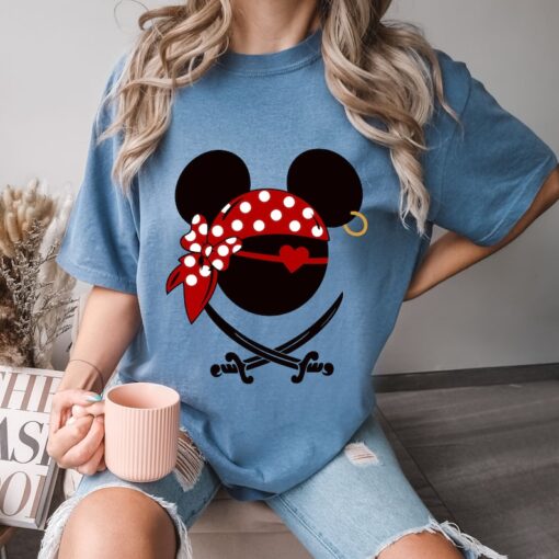 Comfort Colors® Mickey and Minnie Pirates Shirt