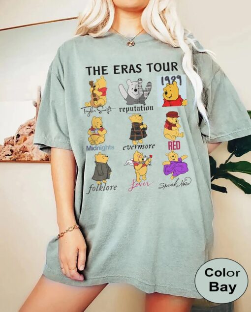 Winnie The Pooh Eras Tour Shirt, Disney Pooh Shirt, Pooh Bear Shirt