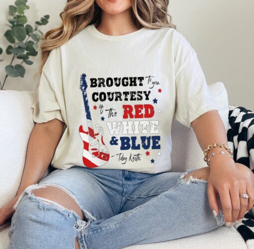 Red White & Blue Tshirt, Toby Keith Shirt, Graphic Tee, Country Music