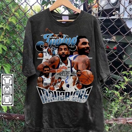 Vintage 90s Graphic Style Kyrie Irving Shirt - Kyrie Irving Basketball