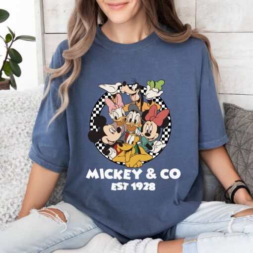 Comfort Colors® Mickey & Co T Shirt, Mickey and Minnie Shirt