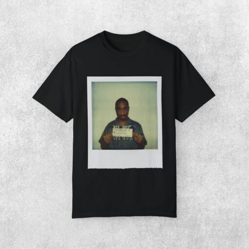 Tupac Iconic Mugshot tshirt, Trendy Y2k shirt