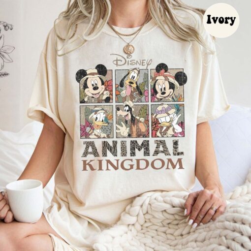 Disney Safari Comfort Colors Shirt, Mickey and Friends Safari Shirt