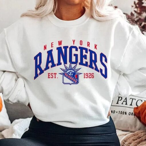 Vintage New York Rangers Sweatshirt, Rangers Tee, Hockey Hoodie