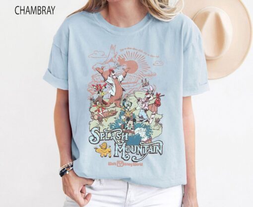 Splash Mountain Shirt, Mickey Caribbean Shirt, Retro Mickey Shirt