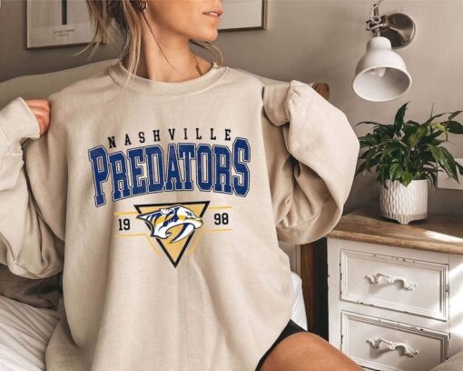 Vintage 90s Nashville Predators Shirt,Nashville Predators Sweatshirts