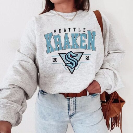 Vintage 90s Seattle Kraken Hockey Sweatshirt