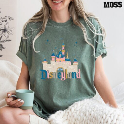 Comfort Colors® Disneyland Watercolor Castle Shirt, Magic Castle Shirt