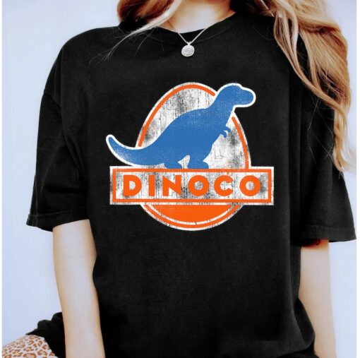 Disney Pixar Cars Iconic DINOCO Dinosaur Logo T-Shirt