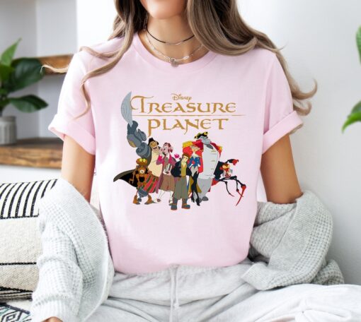 Disney Treasure Planet Logo and Characters T-Shirt