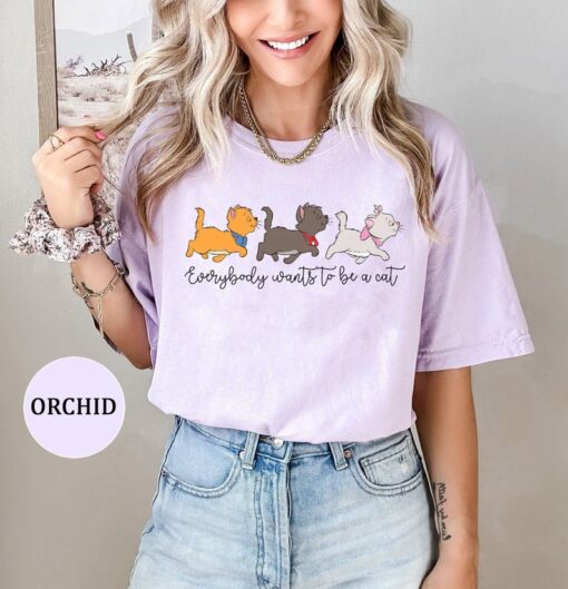 The Aristocats Comfort Colors Shirt, Everybody Wants to Be A Cat tee