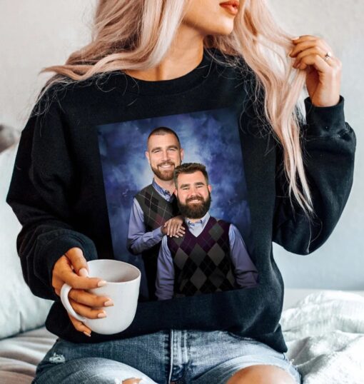 Travis Kelce Jason Kelce Step Brothers Sweatshirt Travis Kelce Vintage