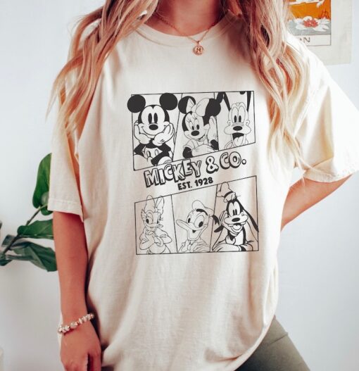 Mickey And Friends Shirt, Mickey and Co. est. 1928 Shirt, Unisex Shirt