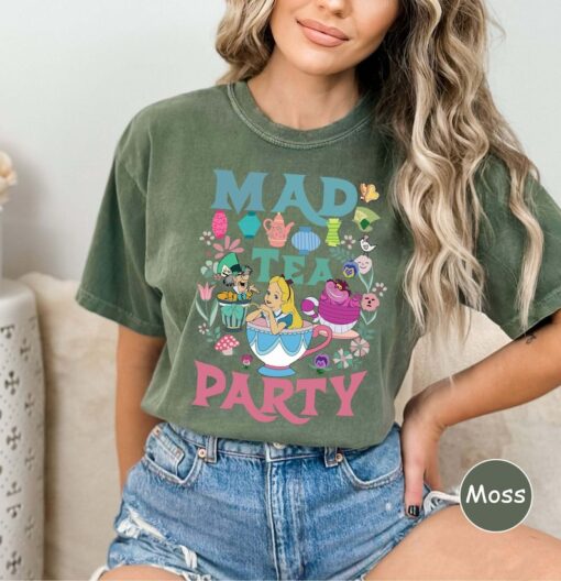 Vintage Mad Tea Party Shirt, Alice in Wonderland T Shirt